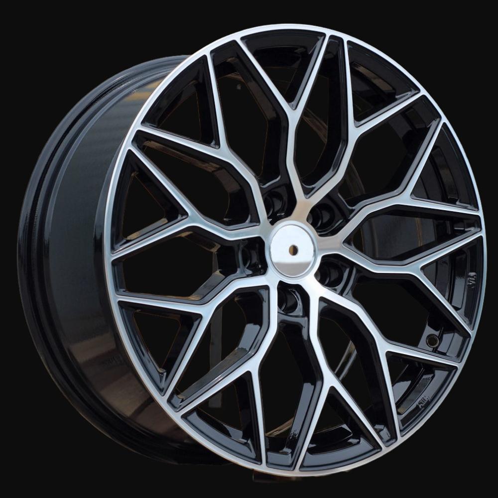 Alloy Wheel R18x8J  5X120  ET  34  72.6  B5812  Black Polished (MB)  For RACIN  (P2)  (STYLE VOSSEN)