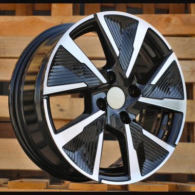 Alloy Wheel R16x6.5J  4X108  ET  32  65.1  B5906F  Black Polished (MB)  For PEUG  (L5)  (Full Spokes)