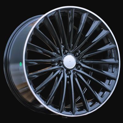 Alloy Wheel R18x8J  5X112  ET  40  66.6  B5909  (FBX149/FL039)  Black+Polished Lip (BLPL)  For MER  (P2)  (HYBRID FORGED)