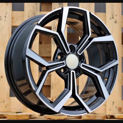 Alloy Wheel R18x7.5J  5X100  ET  45  57.1  B5952  (IN5563)  Black Polished (MB)  For VW  (M+K8)