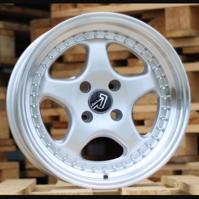 Alloy Wheel R14x7J  4X100  ET  20  67.1  BK660  Silver+Polished Lip (SP)  For BMW  (R)