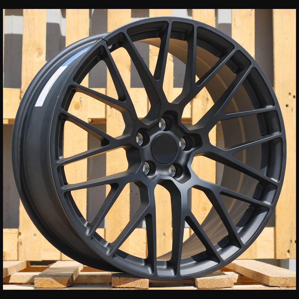 Alloy Wheel R21x9J  5X112  ET  26  66.5  BK998  (CQRGW1022)  Black Matt (BM)  For PORCH  (K3)  (FORGED (Rear+Front))
