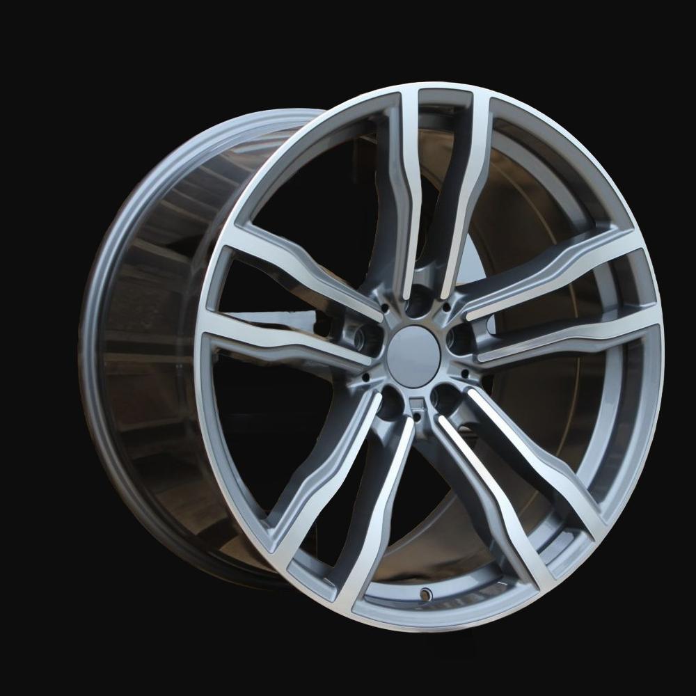 Alloy Wheel R21x10.5J  5X120  ET  45  74.1  BY588  (DLJ588)  Grey Polished+Powder Coating (MGPC)  For BMW  (P1)  ())