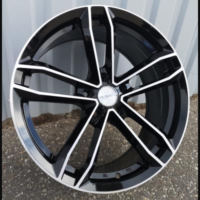 Alloy Wheel R18x8J  5X100  ET  40  73.1  D5276  Black Polished (MB)  For RACIN  (K4)  ((AKC 85 Eur) Style PDW)