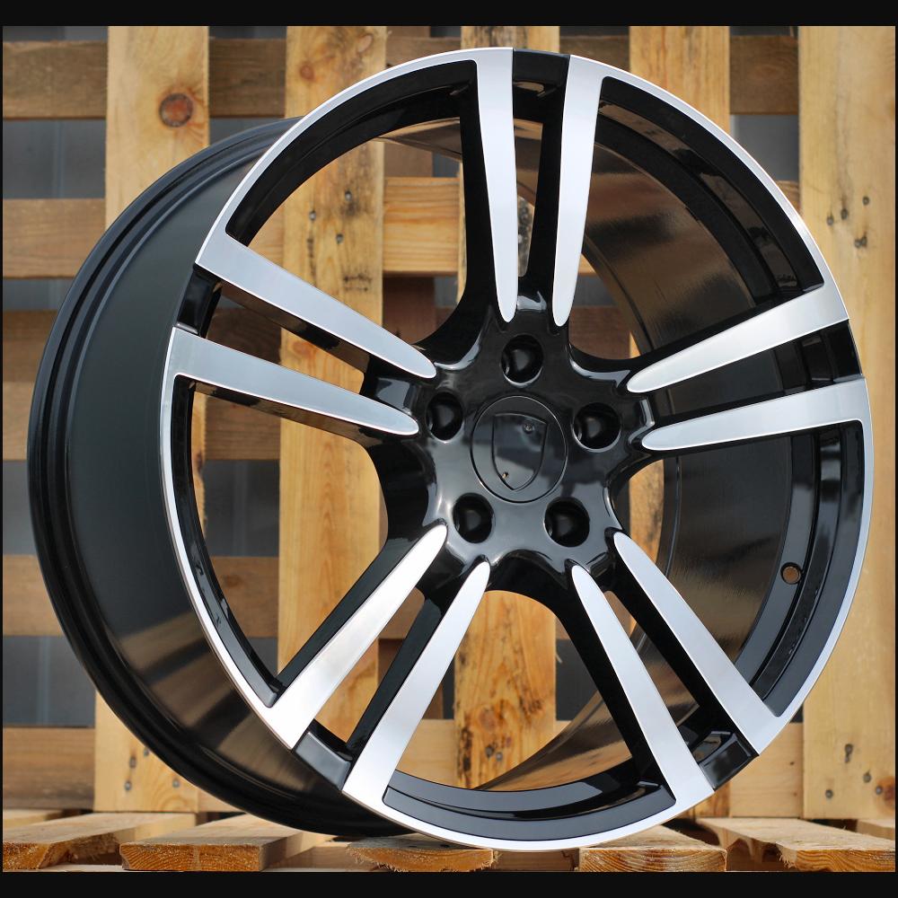 Alloy Wheel R20x9.5J  5X130  ET  55  71.6  E946  (BY249)  Black Polished (MB)  For PORCH  (Z2)  (Rear+Front)