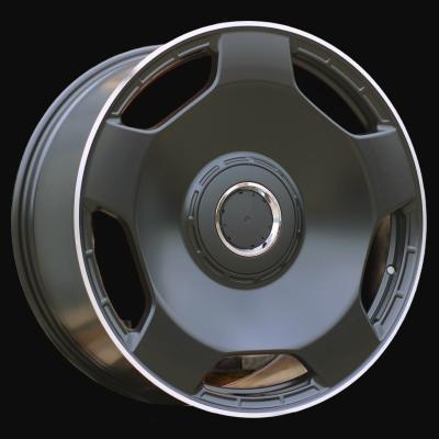 Alloy Wheel R20x8.5J  5X112  ET  35  66.6  F5133  (BYF3111)  Black Half Matt+Polished Lip (BLHMPL)  For MER  (Z2)  (HYBRID FORGED MONOBLOCK Rear+Front)