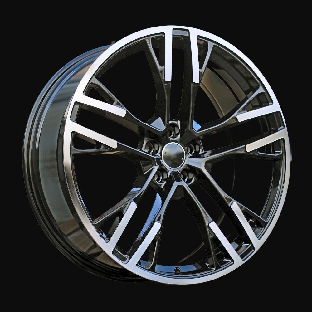 Alloy Wheel R20x8.5J  5X112  ET  34  66.5  F726  (FA726)  Black Polished (MB)  For AUD  (Z6)  (HYBRID FORGED)