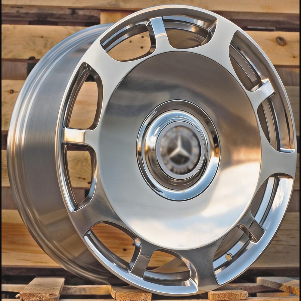 Alloy Wheel R20x9.5J  5X112  ET  43.5  66.5  FBX007-20  Full Polished (FPL)  For MER  (Z5)  (HYBRID FORGED Rear+Front)