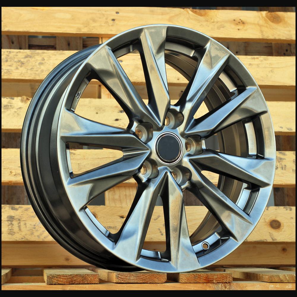 Alloy Wheel R17x6.5J  5X114.3  ET  35  60.1  H3341F  Hyper Black (HB)  For TOYOT  (M+K7)  (HYBRID FORGED)