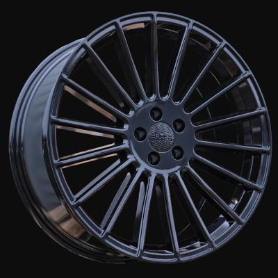 Alloy Wheel R21x9J  5X112  ET  25  66.6  HX010  Black (BL)  For HAXER  (Z2)