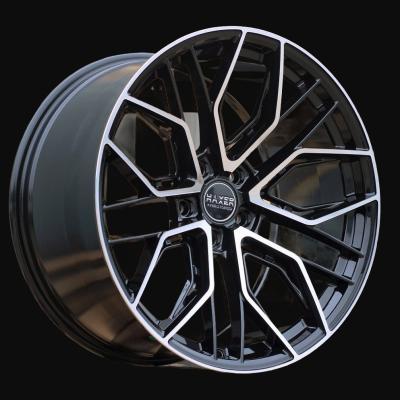 Alloy Wheel R20x10.5J  5X120  ET  30  72.6  HX015F  (3S5981)  Black Polished (MB)  For HAXER  (K2)  (HYBRID FORGED (Rear+Front))