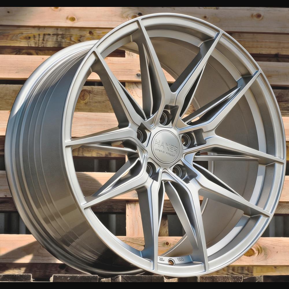 Alloy Wheel R20x9J  5X112  ET  31  66.5  HX036  (IN3614F)  Silver Shining (SS)  For HAXER  (M)  (HYBRID FORGED Rear+Front)