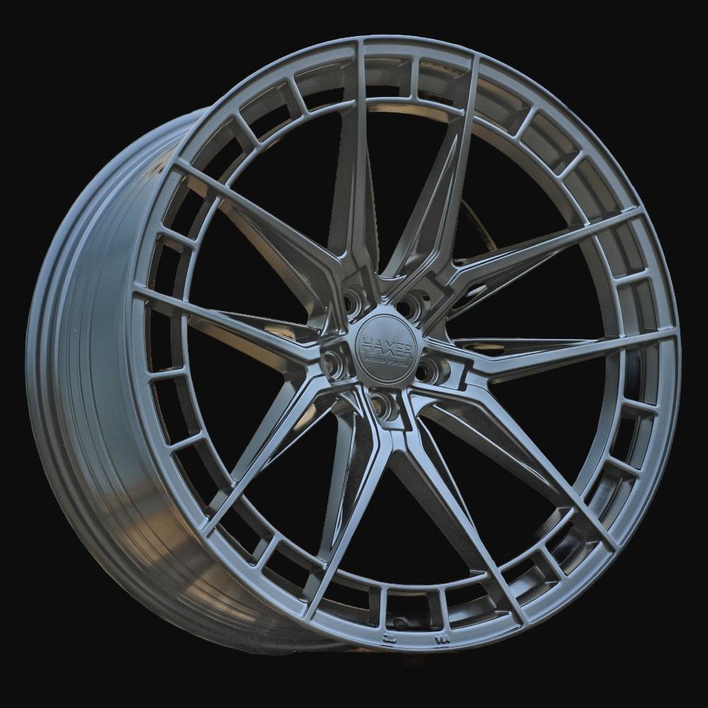 Alloy Wheel R18x8J  5X120  ET  34  72.6  HX046F  Black Half Matt (BLHM)  For HAXER  (A)  (HYBRID FORGED)