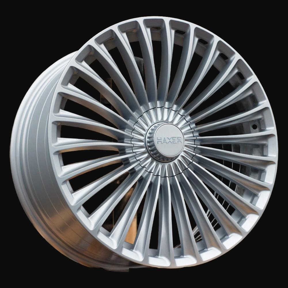 Alloy Wheel R19x9.5J  5X112  ET  43  66.6  HX09F  Silver Shining (SS)  For HAXER  (K4)  (HYBRID FORGED (For car Mercedes Benz))