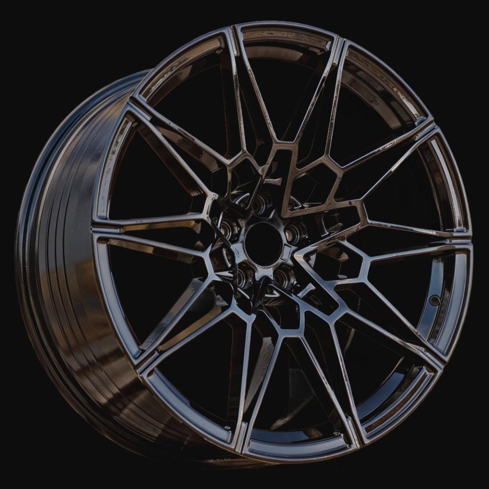 Alloy Wheel R21x10.5J  5X112  ET  20  66.6  IN3650F  Black (BL)  For BMW  (M)  (HYBRID FORGED Front R20+Rear R21 (BMW M-Competition (M3 G80/G81 LCI/M4 G82/G83 LCI))