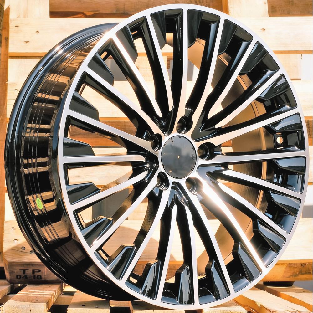 Alloy Wheel R20x9.5J  5X112  ET  45  66.5  FBX132  Black Polished (MB)  For MER  (Z7)  (HYBRID FORGED Front+Rear)
