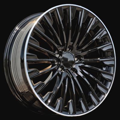 Alloy Wheel R20x9.5J  5X112  ET  51  66.6  FBX132  Black+Polished Lip (BLPL)  For MER  (Z7)  (HYBRID FORGED Front+Rear)