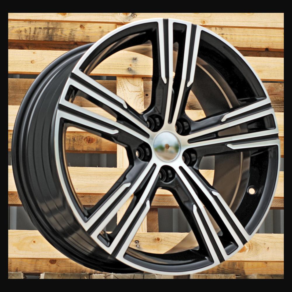 Alloy Wheel R18x8J  5X108  ET  52  63.3  FE184  (YF5773)  Black Polished (MB)  For VOLVO  (K7)  (HYBRID FORGED)