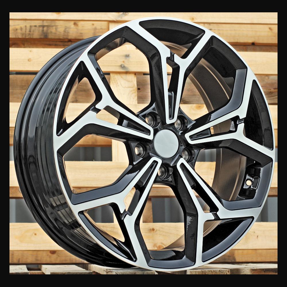 Alloy Wheel R17x7J  5X114.3  ET  43.5  67.1  FE190  (YF5690)  Black Polished (MB)  For KIA  (K2)  (HYBRID FORGED)
