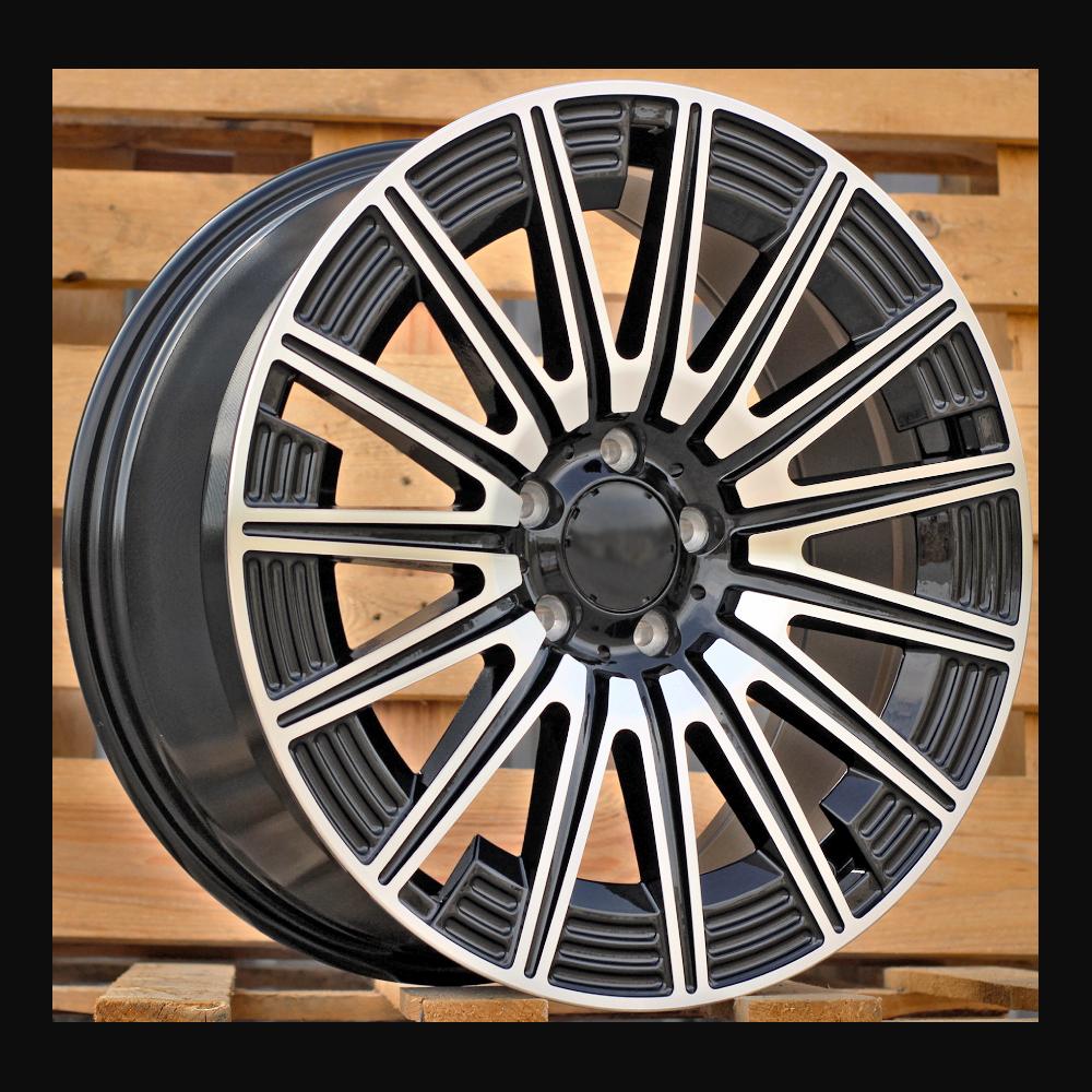 Alloy Wheel R20x8.5J  5X112  ET  43  66.6  FLB005  Black Polished (MB)  For MER  (Z3)  (HYBRID FORGED Front+Rear)