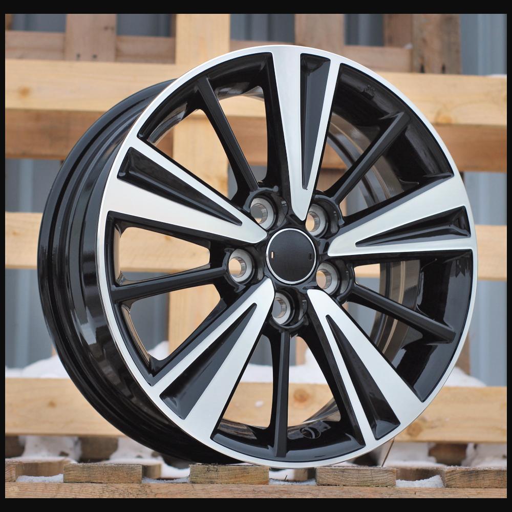 Alloy Wheel R15x6J  5X100  ET  40  54.1  I5449  Black Polished (MB)  For TOYOT  (Z6)