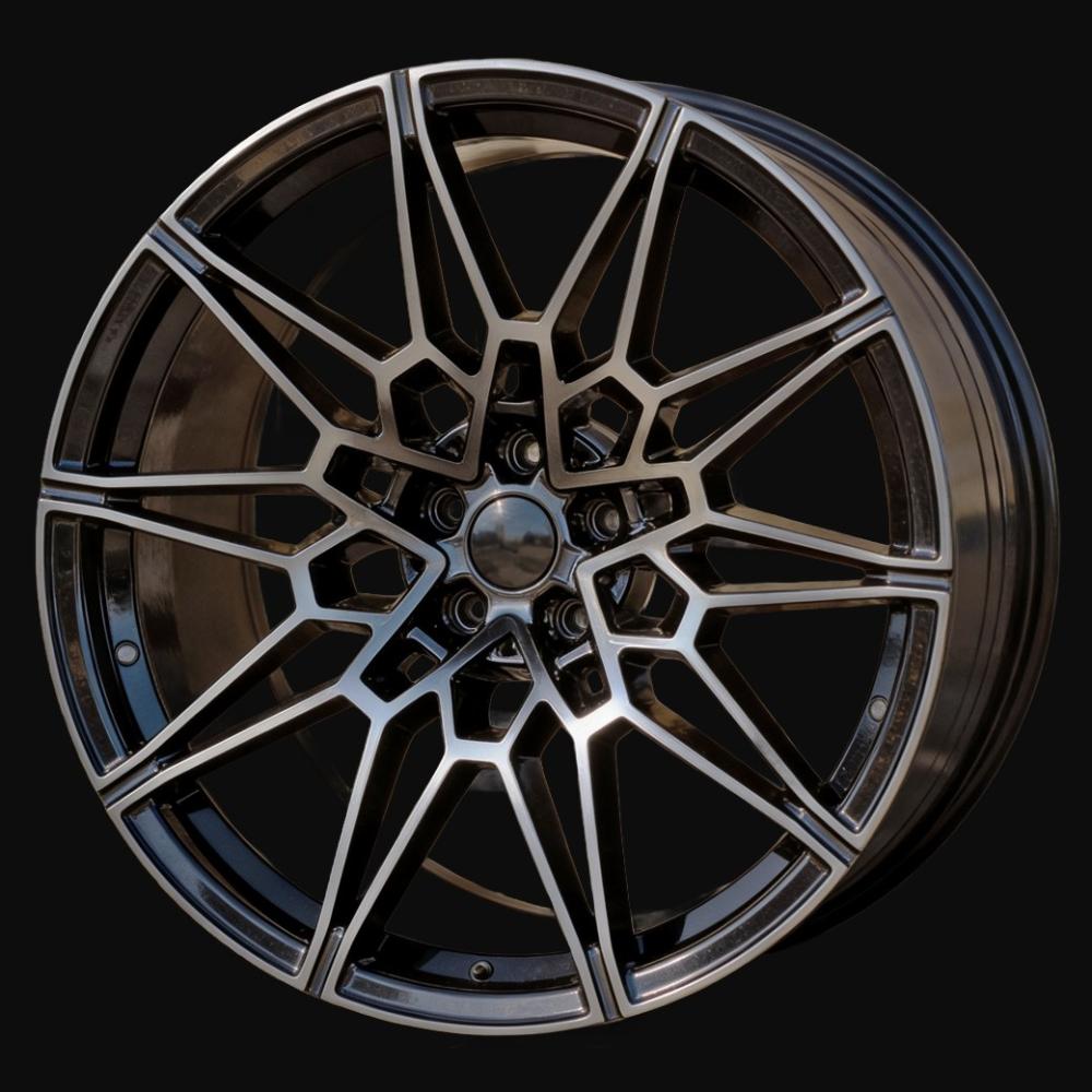 Alloy Wheel R20x9.5J  5X112  ET  20  66.6  IN3650F  Black+Tinted Face (BLTF)  For BMW  (M)  (HYBRID FORGED Front R20+Rear R21 (BMW M-Competition (M3 G80/G81 LCI/M4 G82/G83 LCI))