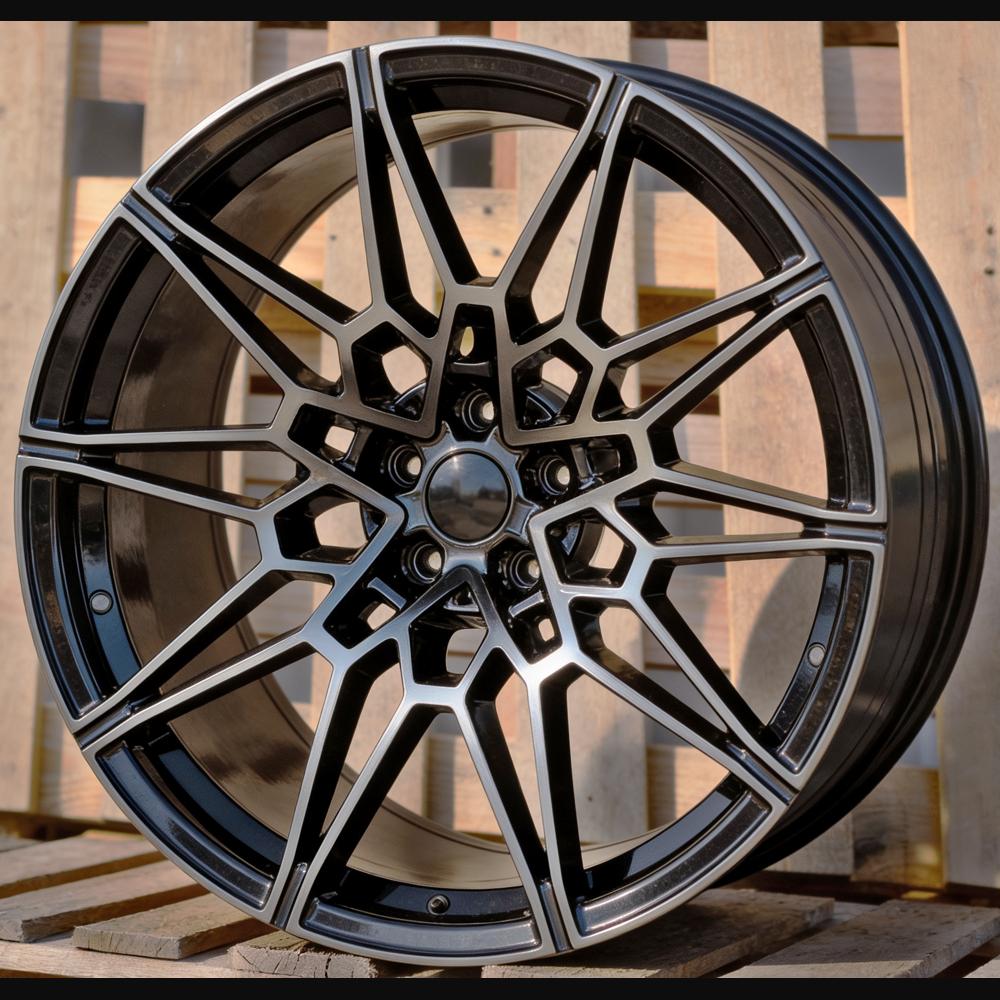 Alloy Wheel R21x10.5J  5X112  ET  20  66.6  IN3650F  Black+Tinted Face (BLTF)  For BMW  (M)  (HYBRID FORGED Front R20+Rear R21 (BMW M-Competition (M3 G80/G81 LCI/M4 G82/G83 LCI))