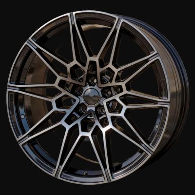 Alloy Wheel R21x10.5J  5X112  ET  20  66.6  IN3650F  Black+Tinted Face (BLTF)  For BMW  (M)  (HYBRID FORGED Front R20+Rear R21 (BMW M-Competition (M3 G80/G81 LCI/M4 G82/G83 LCI))