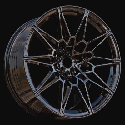 Alloy Wheel R20x9.5J  5X112  ET  20  66.6  IN3650F  Black (BL)  For BMW  (M)  (HYBRID FORGED Front R20+Rear R21 (BMW M-Competition (M3 G80/G81 LCI/M4 G82/G83 LCI))