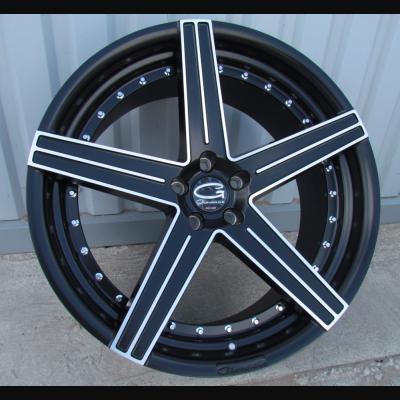 Alloy Wheel R22x9J  5X120  ET  30  74.1  LU960  (960229012M)  Black Polished (MB)  For BMW  (K3)  ((AKC 130 Eur)(Rear+Front) Giovanna)