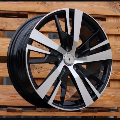 Alloy Wheel R18x7.5J  5X108  ET  49  65.1  YF0448  Black Polished (MB)  For PEUG  (P1)  (HYBRID FORGED)