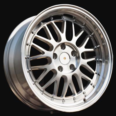 Alloy Wheel R18x9J  5X112  ET  35  66.5  A1025  Machined Silver (MS)  For RACIN  (K7+P)  (Rear+Front Style BBS)