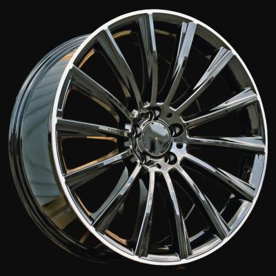 Alloy Wheel R17x7.5J  5X112  ET  45  66.6  B1048  (XFA25)  Black+Polished Lip (BLPL)  For MER  (R+P2)