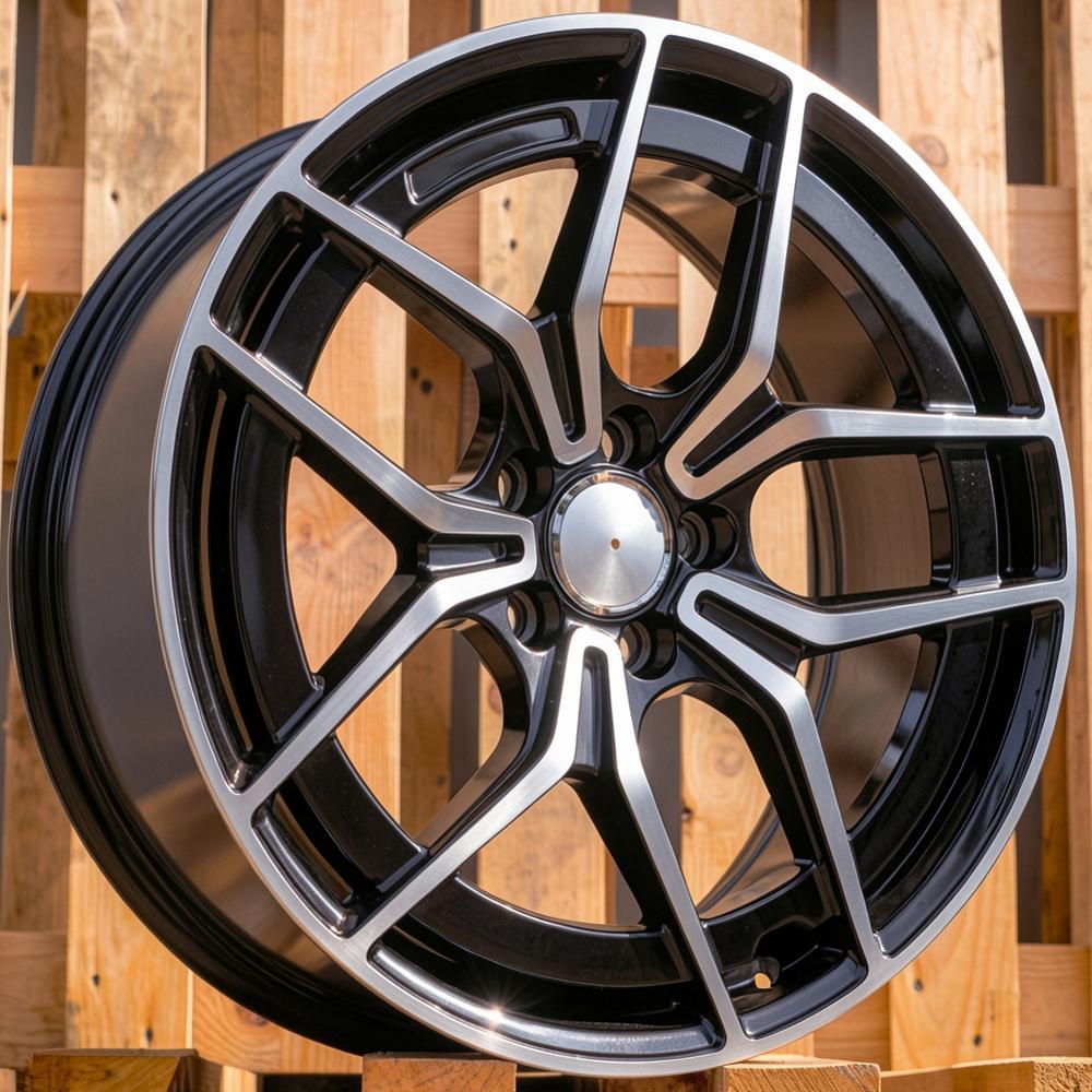 Alloy Wheel R18x7.5J  5X112  ET  40  66.6  3S1034  Black Polished (MB)  For MER  (K2+R)  (HYBRID FORGED)