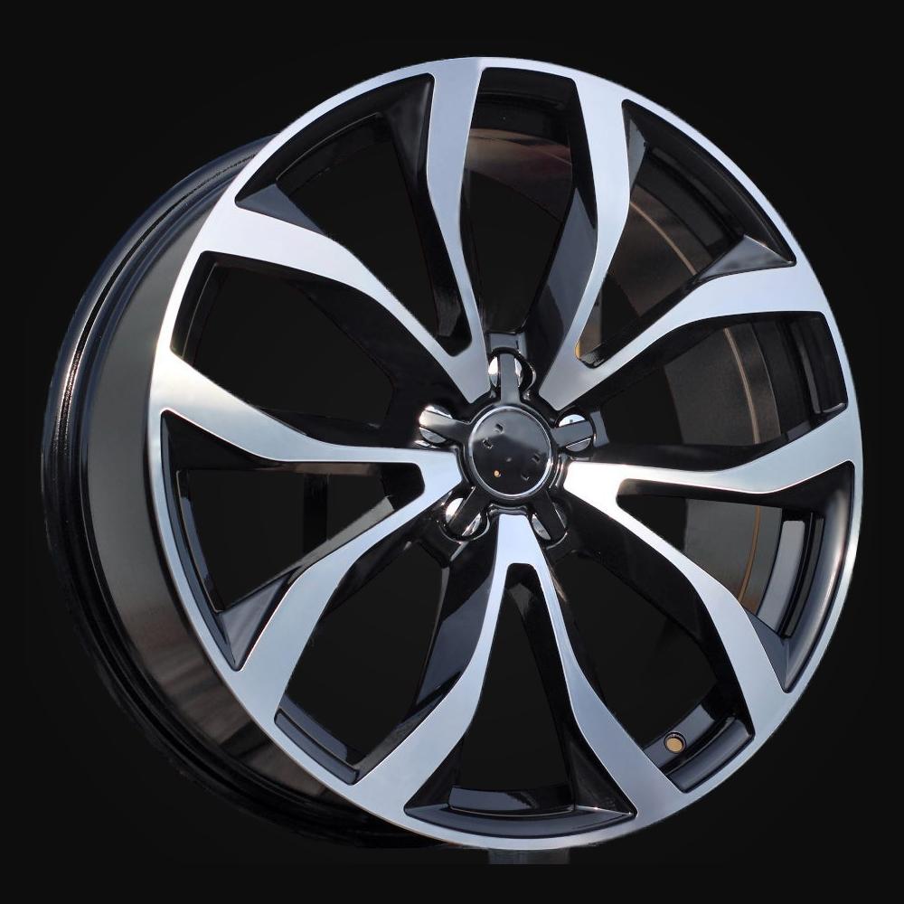 Ratlankis R20x8J  5X112  ET  35  66.5  XF562  (QC101)  Black Polished+Powder Coating (MBPC)  For AUD  (K4)