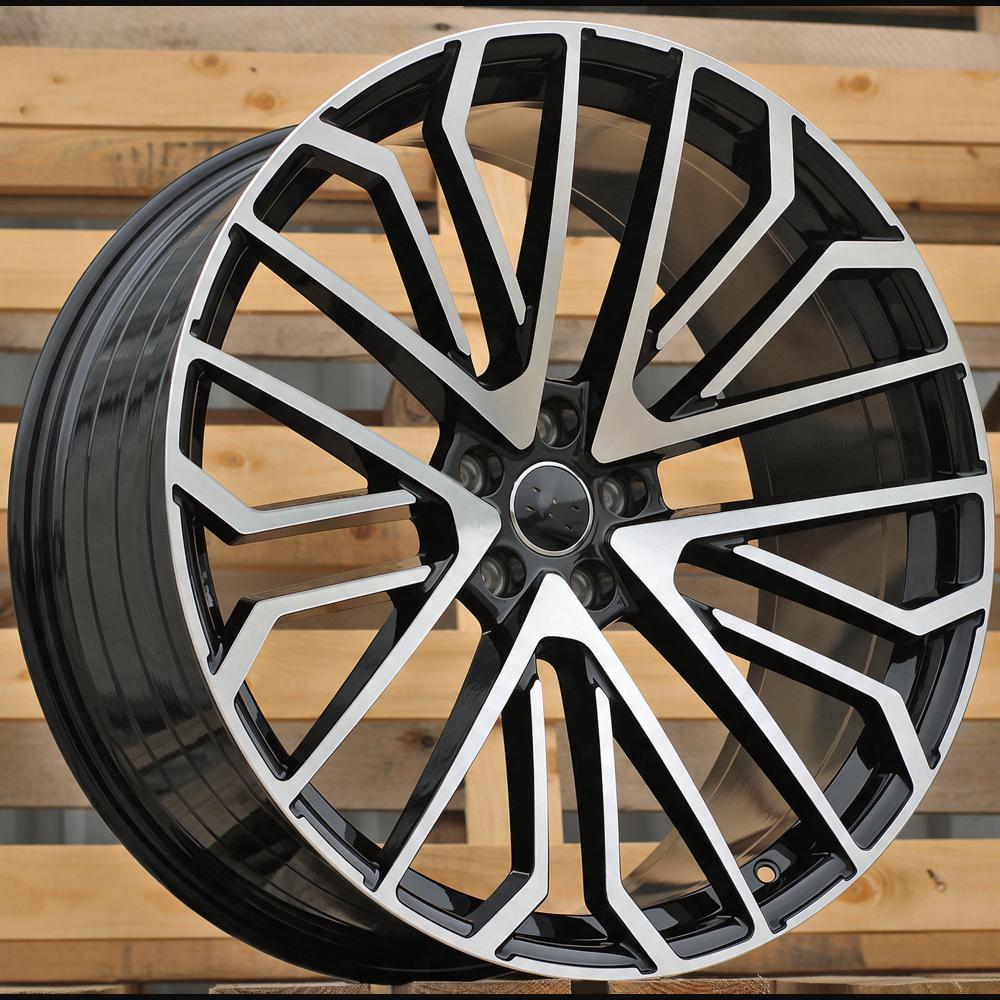 Alloy Wheel R23x10J  5X112  ET  15  66.5  3S1261  (H3386F)  Black Polished (MB)  For AUD