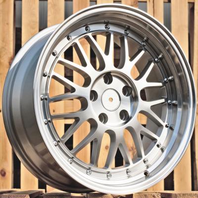 Alloy Wheel R18x9J  5X112  ET  35  66.5  A1025  Machined Silver (MS)  For RACIN  (K7+P)  (Rear+Front Style BBS)
