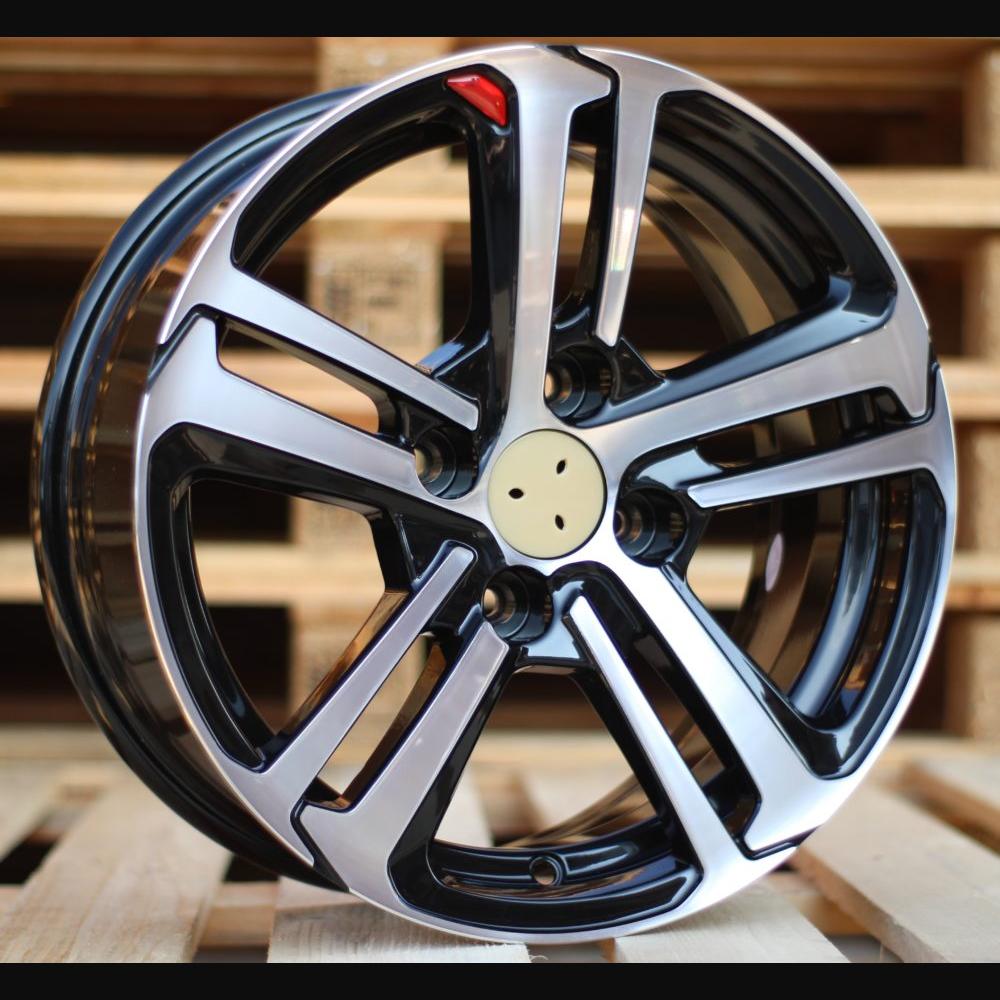Alloy Wheel R17x7J  4X108  ET  30  65.1  A5017  Black Polished (MB)  For PEUG  (P)