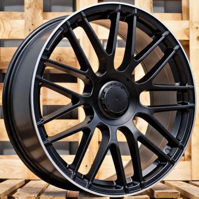 Alloy Wheel R18x8J  5X112  ET  45  66.6  B1268  (SW209)  Black Half Matt+Polished Lip (BLHMPL)  For MER  (K3)