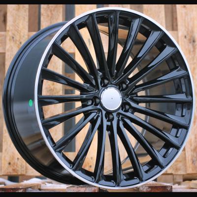 Alloy Wheel R21x10J  5X112  ET  64  66.6  B5909  (FBX149)  Black+Polished Lip (BLPL)  For MER  (Z5)  (HYBRID FORGED (EQE V295) Front+Rear)