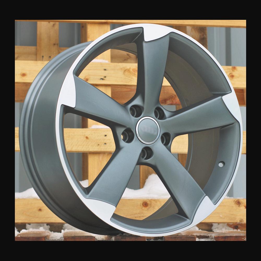 Alloy Wheel R17x7.5J  5X112  ET  45  66.5  BK217  Grey Polished Half Matt (MGHM)  For AUD  (P)