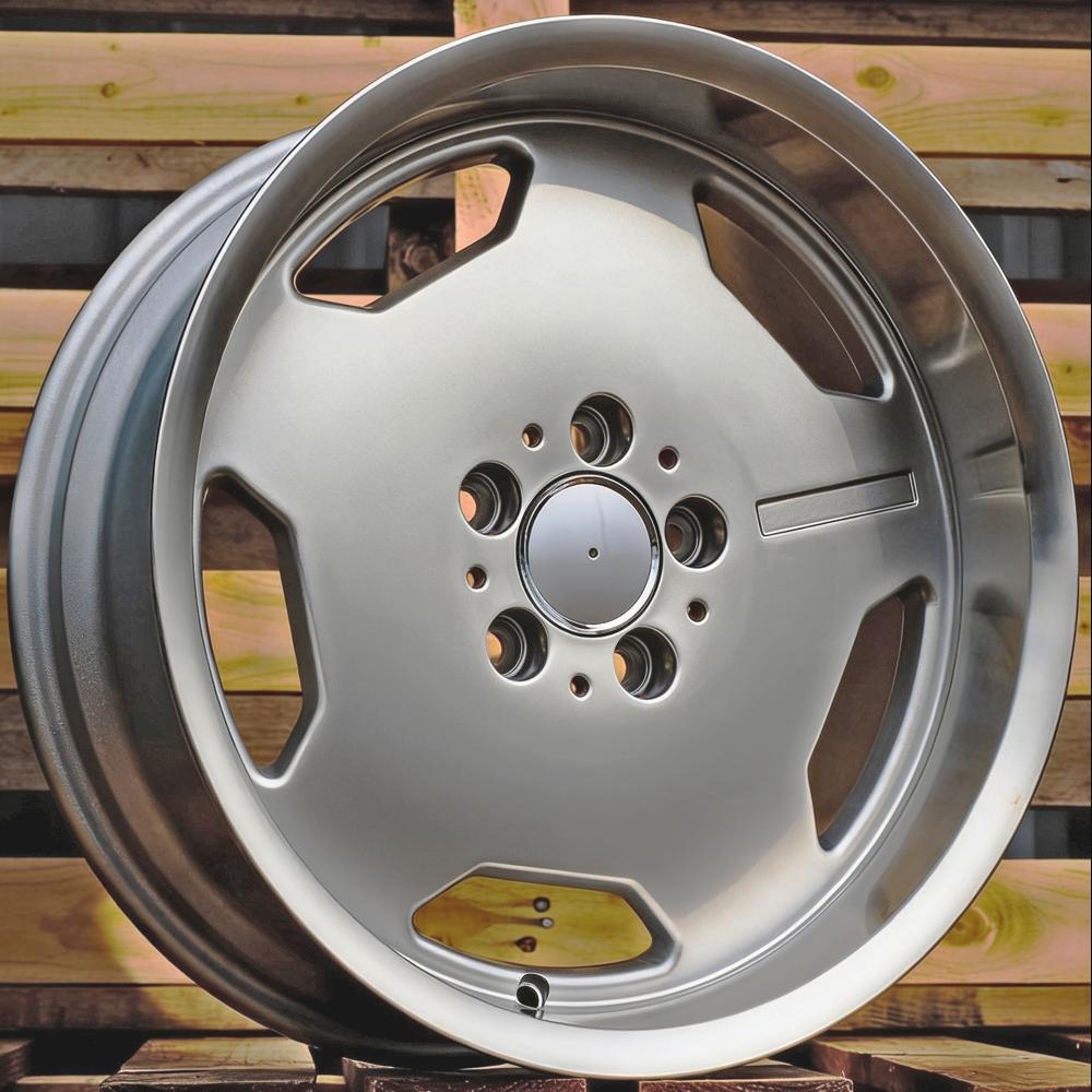 Alloy Wheel R17x9J  5X112  ET  30  66.6  BK632  Silver+Polished Lip (SP)  For MER  (R+L4)  (MONOBLOCK Style)
