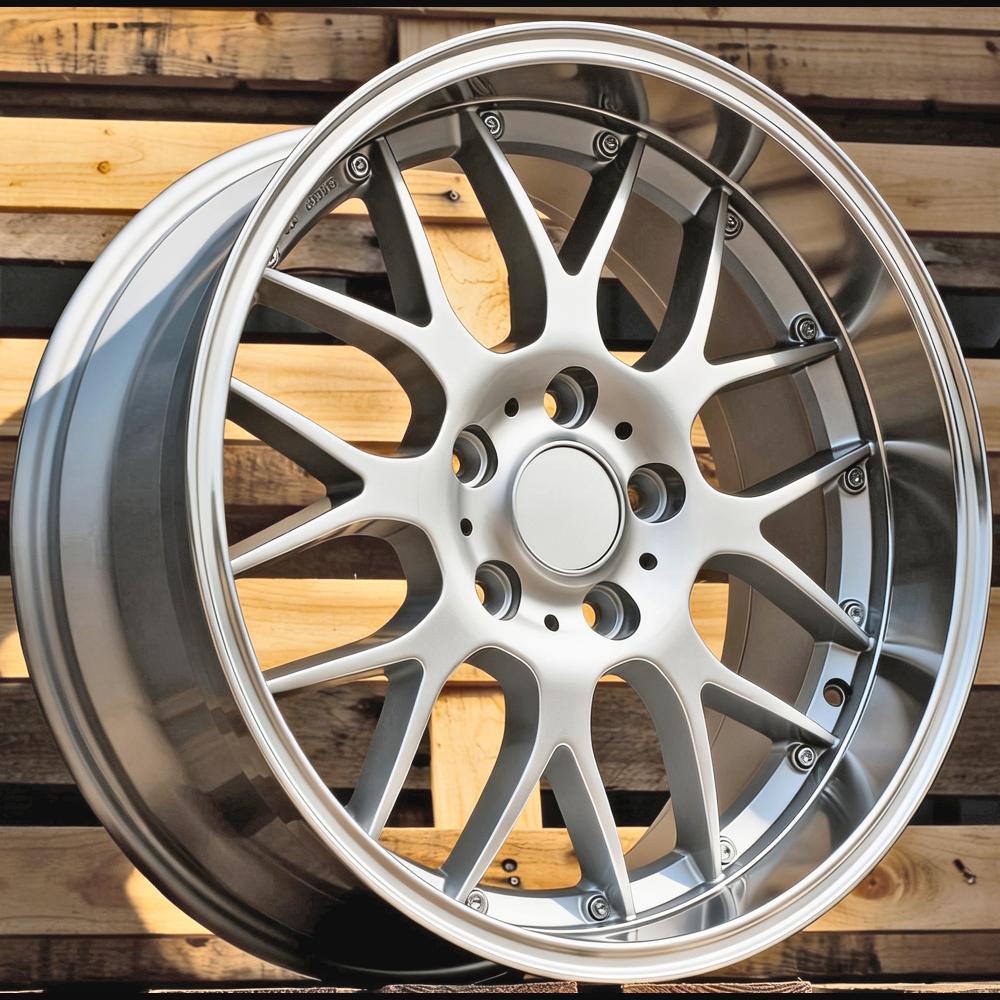 Alloy Wheel R18x8J  5X120  ET  20  74.1  BY773  Silver+Polished Lip (SP)  For BMW  (Z6)  (Rear+Front)