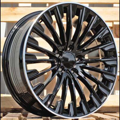 Alloy Wheel R19x9.5J  5X112  ET  51  66.6  FBX132  Black+Polished Lip (BLPL)  For MER  (P2)  (HYBRID FORGED Rear+Front)