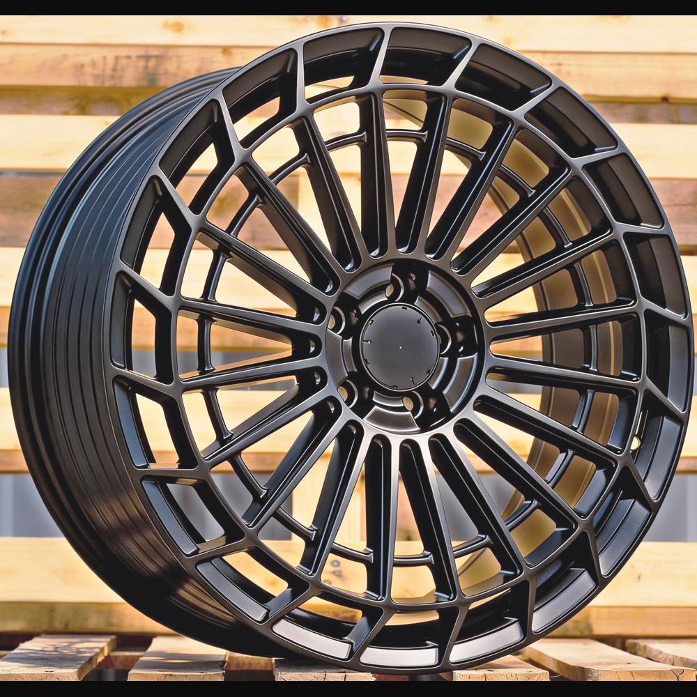 Alloy Wheel R22x10.5J  5X112  ET  38  66.6  FBX162  Black Half Matt (BLHM)  For MER  (Z3+Z5)  (HYBRID FORGED Rear+Front)