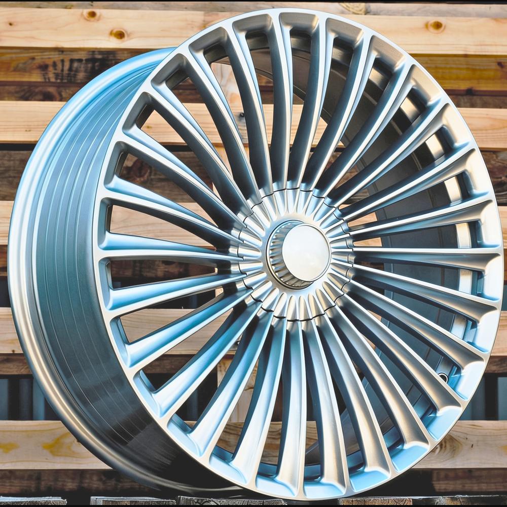 Alloy Wheel R21x10J  5X112  ET  40  66.6  FBX202  Silver Shining (SS)  For MER  (Z6)  (HYBRID FORGED Rear+Front)