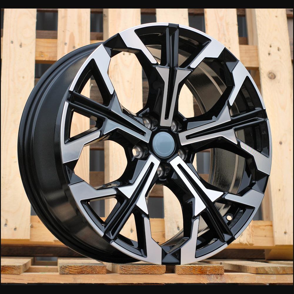 Alloy Wheel R18x8J  5X112  ET  27  66.6  H3457F  (F8735)  Black Polished (MB)  For BMW  (M)  (HYBRID FORGED)