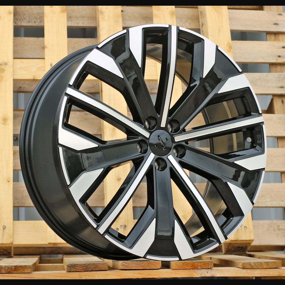 Alloy Wheel R21x9J  5X108  ET  38.5  63.4  H3460F  Black Polished (MB)  For VOLVO  (A)  (HYBRID FORGED)
