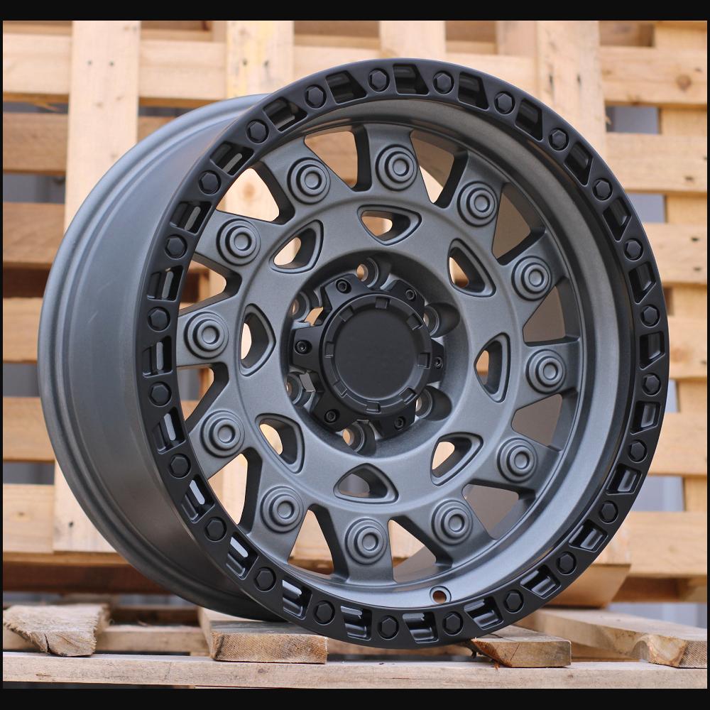 Alloy Wheel R17x9J  6X139.7  ET  0  110.1  H974D  Gun Metal+Matt Lip (GMML)  For 4X4  (Z5)  (FUEL Style)
