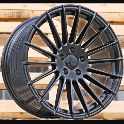 Alloy Wheel R19x8.5J  5X112  ET  40  66.6  HX010F  (YF0124)  Black Half Matt (BLHM)  For HAXER  (K7)  (HYBRID FORGED Rear+Front)